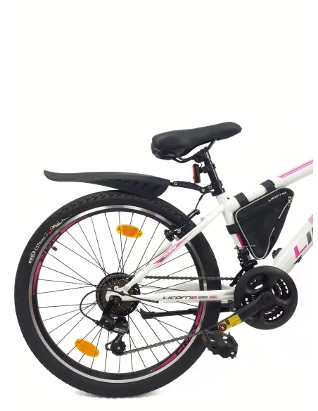 Rower Górski Dziewczęcy Młodzieżowy 24 Amortyzacja Sakwa Światła Dzwonek