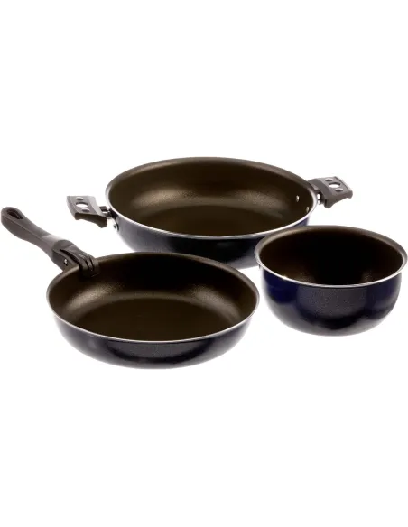 Campingaz Komplet Kempingowy Stal Aluminium 9 Częściowy 202025 Niebieski