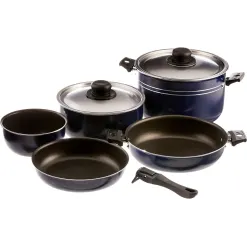 Campingaz Komplet Kempingowy Stal Aluminium 9 Częściowy 202025 Niebieski