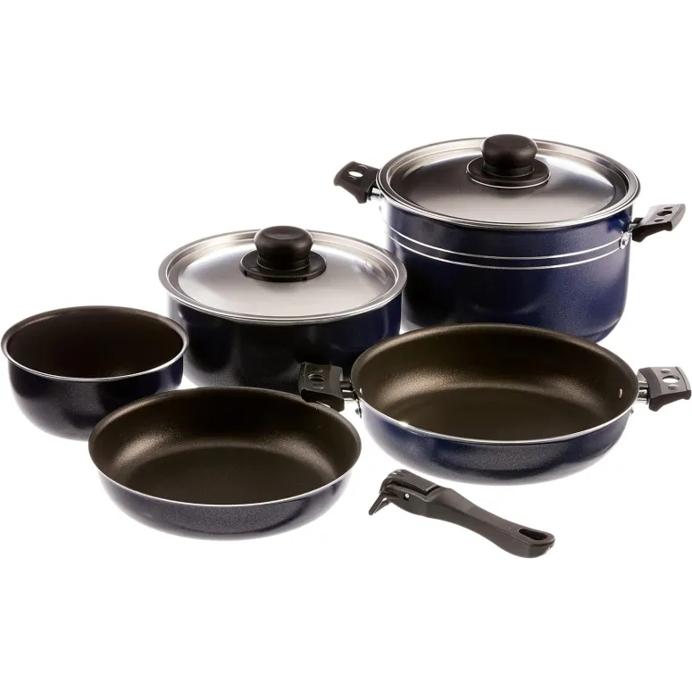 Campingaz Komplet Kempingowy Stal Aluminium 9 Częściowy 202025 Niebieski