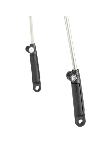 Błotniki Rowerowe SKS Velo 42 Urban Zestaw Przód Tył Z Rozpórkami Czarne 28