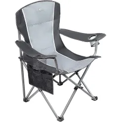 Krzesło Turystyczne Alpha Camp Wędkarskie Składane Z Uchwytami Na Napoje