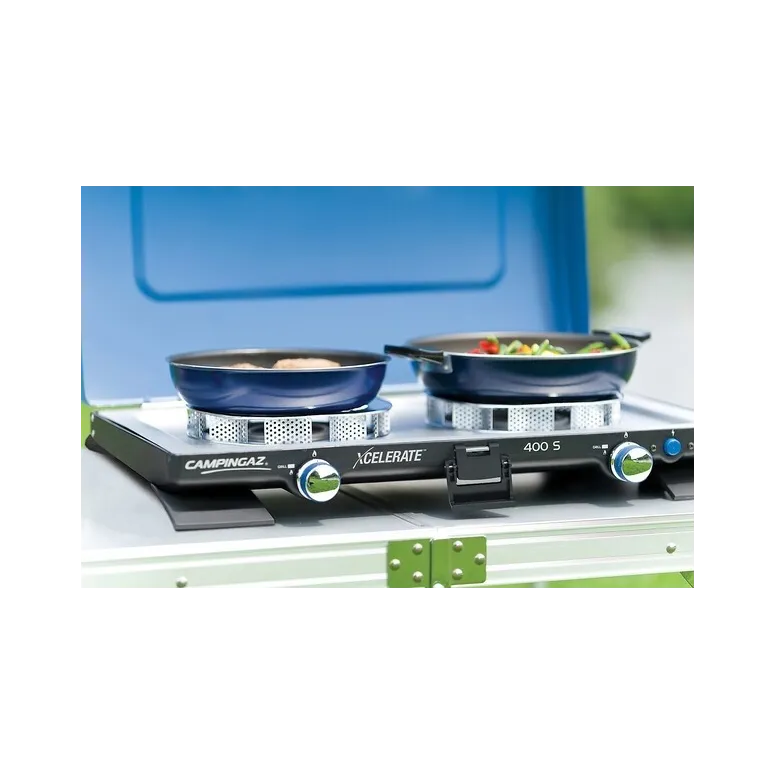 Kuchenka Gazowa Campingaz 400 S Dwupalnikowa Turystyczna Przenośna 4400 W