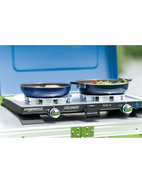 Kuchenka Gazowa Campingaz 400 S Dwupalnikowa Turystyczna Przenośna 4400 W