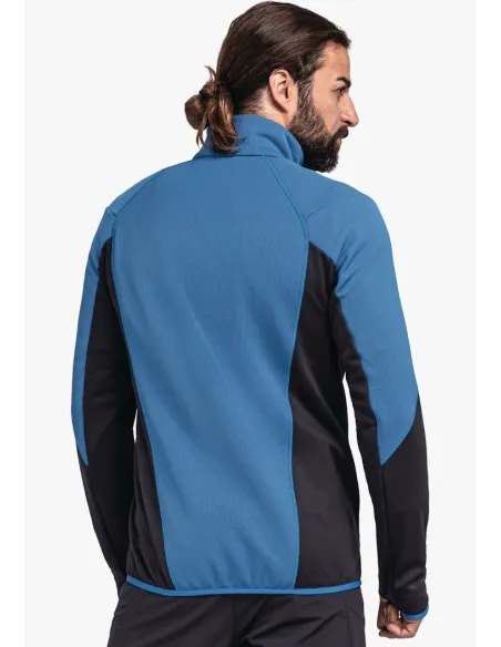 Kurtka Męska Schöffel Lodron Polarowa Wygodna Elastyczna Niebieska r 54/XXL