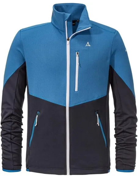 Kurtka Męska Schöffel Lodron Polarowa Wygodna Elastyczna Niebieska r 54/XXL