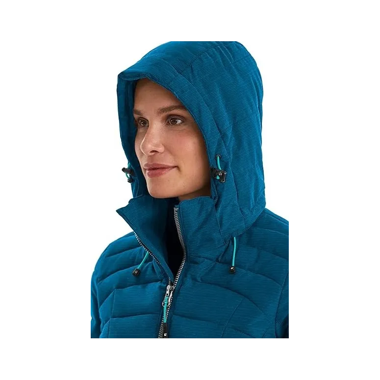 Damska Parka Zimowa Killtec Skane Wmn Prk Puchowa z Kapturem r. 44 US 14