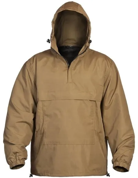 Kurtka Męska Wiatrówka Mil-Tec Anorak Combat Brązowa Z Kapturem rozm. XXL