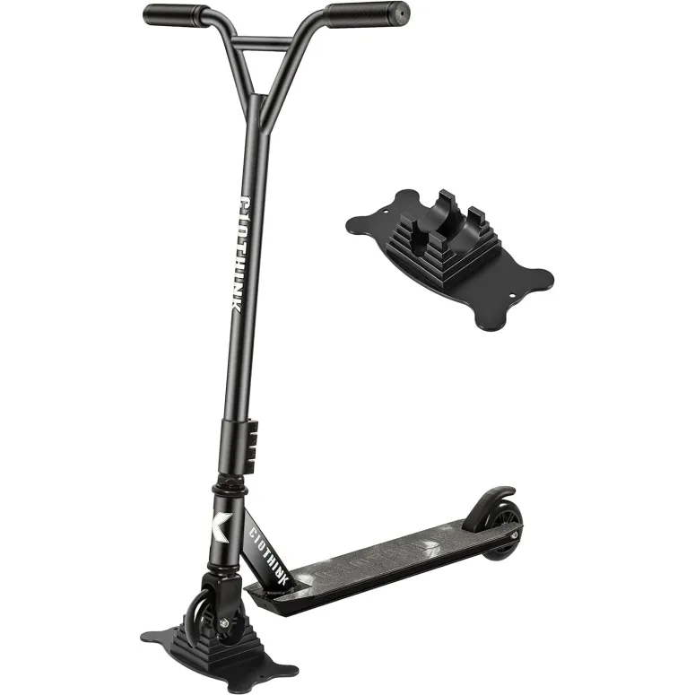 Hulajnoga Dziecięca Clothink Wyczynowa Stalowa Poliuretanowe Koła Czarna