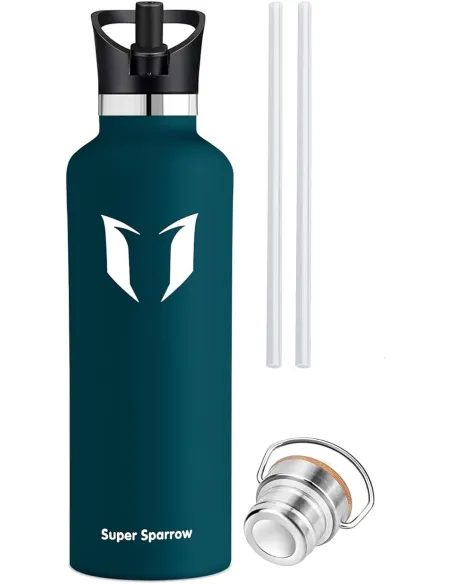 Butelka Termiczna Super Sparrow S-750 Sportowa Izolowana Próżniowo Stalowa