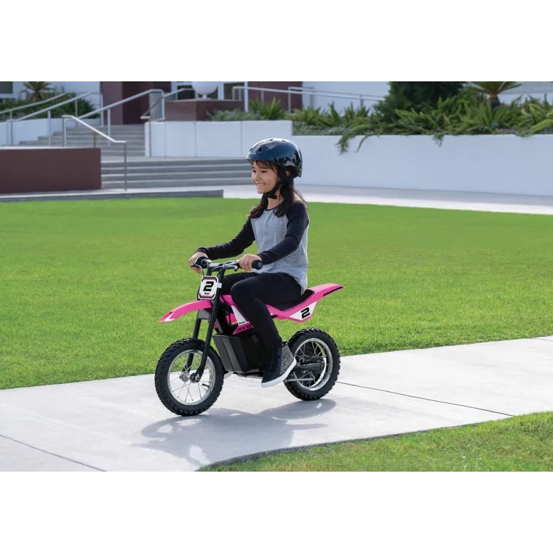 Motocykl Elektryczny Dla Dzieci Razor MX125 Dirt Różowy Stal 100 W 13 km/h