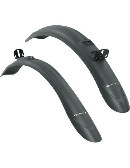 Błotniki Rowerowe SKS Beavertail Uniwersalne Zatrzaskowe Czarne 26" - 28"