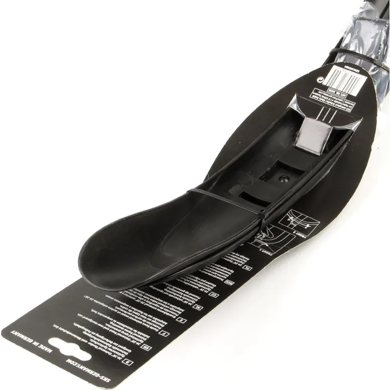 Błotniki Rowerowe SKS Beavertail Uniwersalne Zatrzaskowe Czarne 26" - 28"