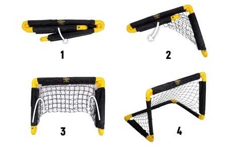 Bramki Do Piłki Nożnej Umbro Składane Dla Dzieci Plastikowe 55 x 44 x 44 cm
