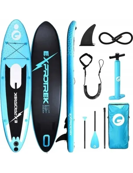 Deska Do Paddleboardingu Exprotrek Pompowana Stabilna Komfortowa Max 150kg
