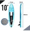 Deska Do Paddleboardingu Exprotrek Pompowana Stabilna Komfortowa Max 150kg