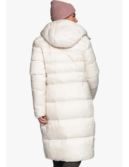 Płaszcz Damski Puchowy Schöffel Down Coat Kenosha Biały Pikowany r. XS/34