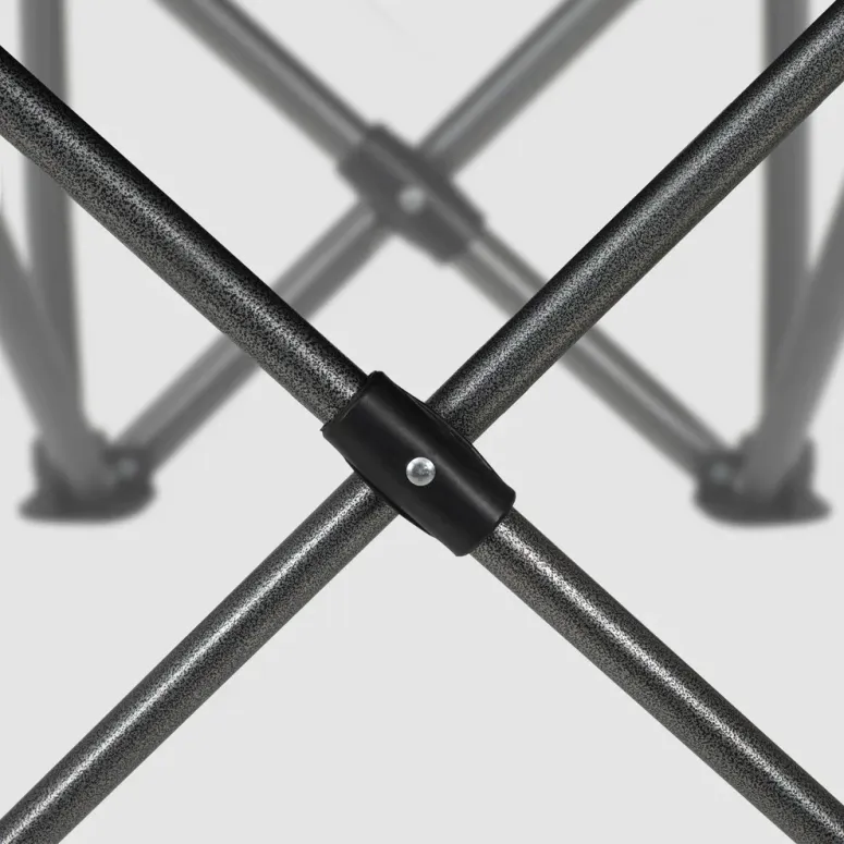 Krzesło Kempingowe Overmont składane Rama Stal Stopowa Tkanina Oxford 600D