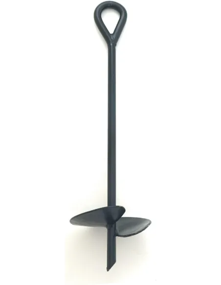 Śruba Uziemiająca Gibbon Do Slackline Kotwa Gruntowa Czarna Stalowa 70 cm