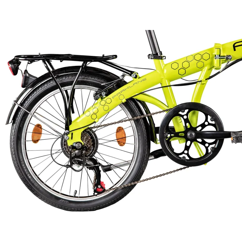 Rower Składany Miejski 20 Damski Męski Składak Bagaż Światła Dzwonek Stopka