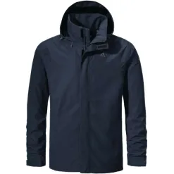 Kurtka Męska Przeciwdeszczowa Schöffel Gmund M Granatowa Z Kapturem r. 52