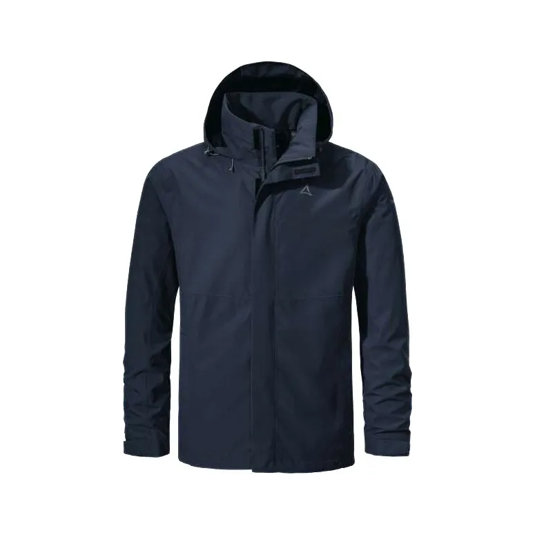 Kurtka Męska Przeciwdeszczowa Schöffel Gmund M Granatowa Z Kapturem r. 52