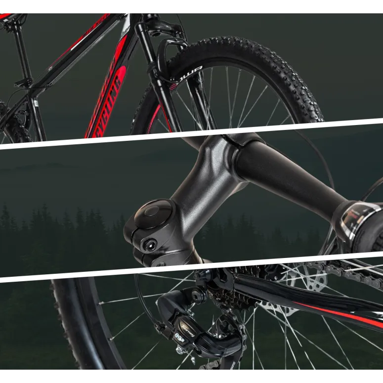 Męski Rower Górski 29 Amortyzacja Tarcze 21 Biegów