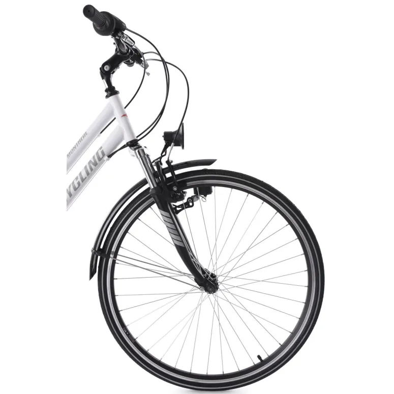 Rower Miejski Damski 28 Bagażnik Oświetlenie Dzwonek Stopka Damka Błotniki - 2