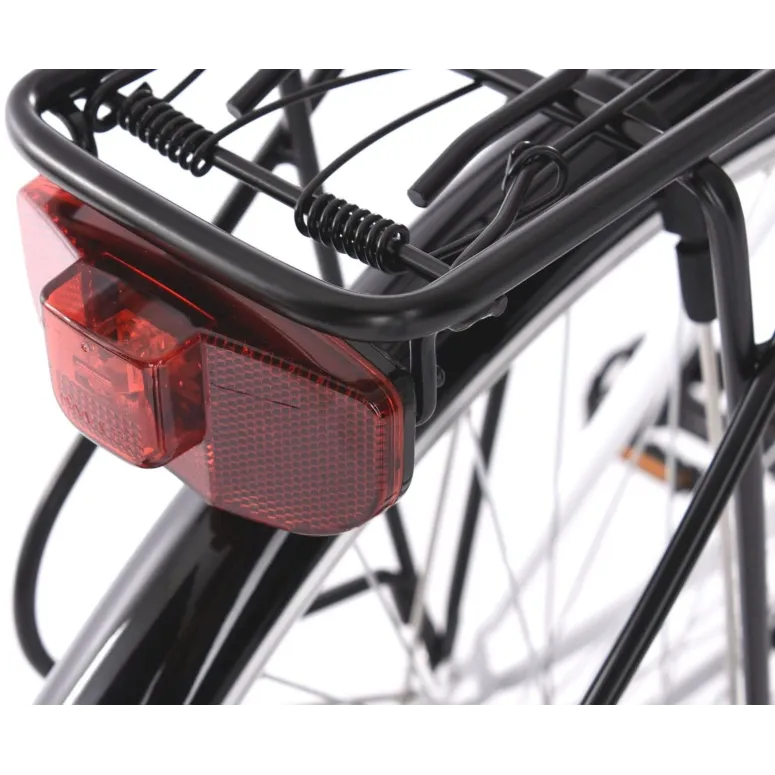 Rower Miejski Damski 28 Bagażnik Oświetlenie Dzwonek Stopka Damka Błotniki - 5