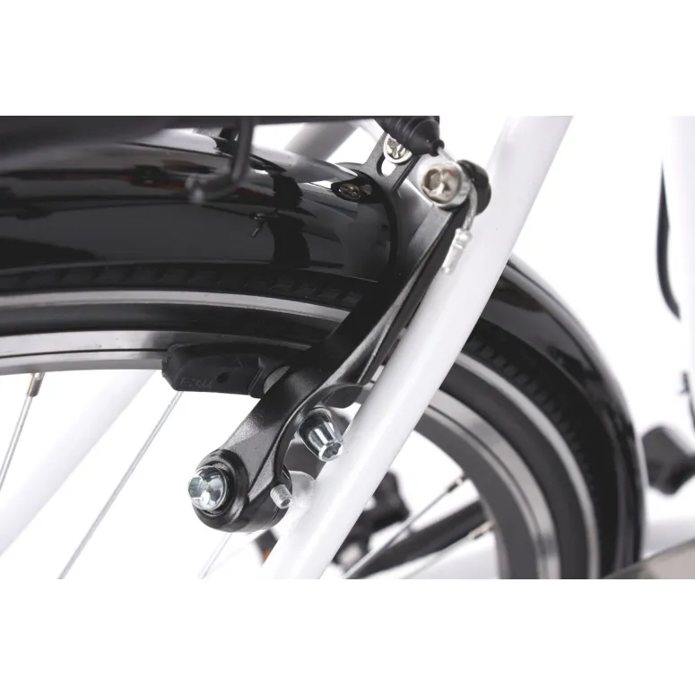 Rower Miejski Damski 28 Bagażnik Oświetlenie Dzwonek Stopka Damka Błotniki - 8