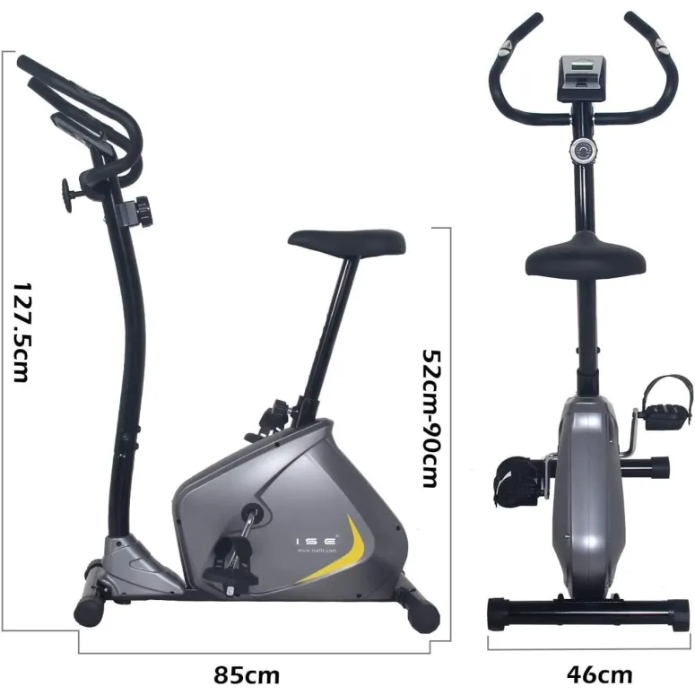 Ergonomiczny Rower Treningowy ISE Konsola Wielofunkcyjna Obciążenie 110kg