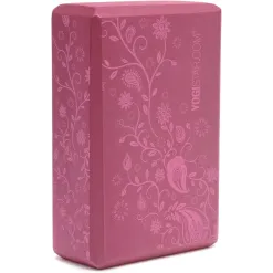 Blok Do Jogi Yogistar Lekki Wykonany Z Trwałej Twardej Pianki Kwiatowy Wzór