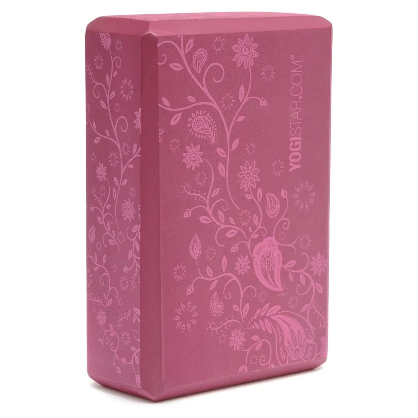 Blok Do Jogi Yogistar Lekki Wykonany Z Trwałej Twardej Pianki Kwiatowy Wzór