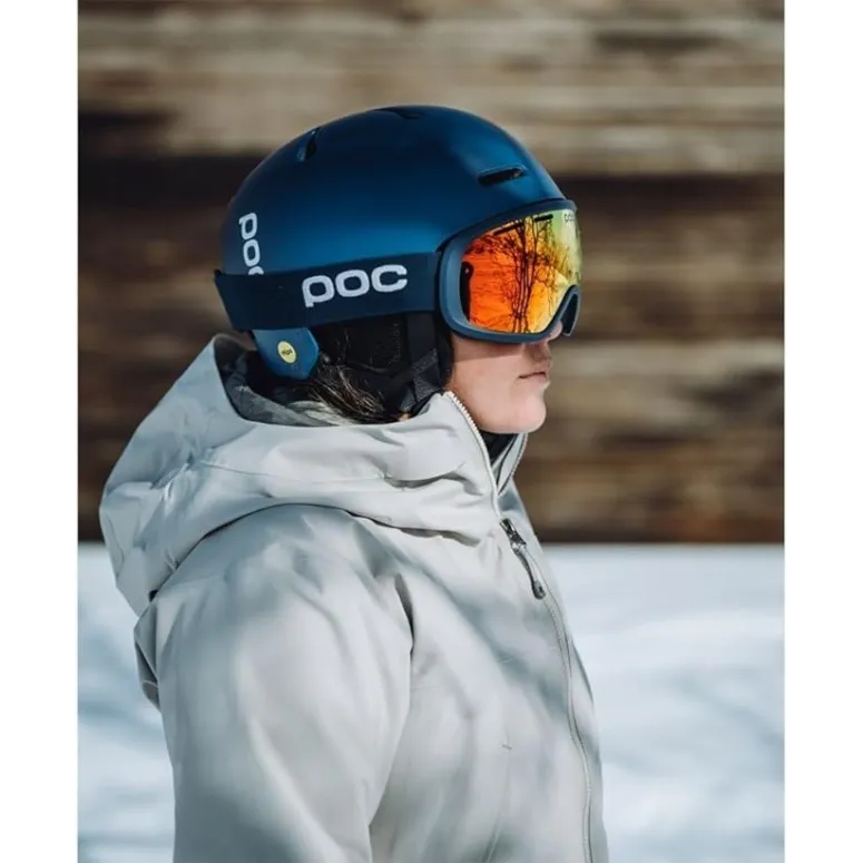 Gogle narciarskie POC Fovea Clarity Spektris Granatowe Nieparujące UV-400