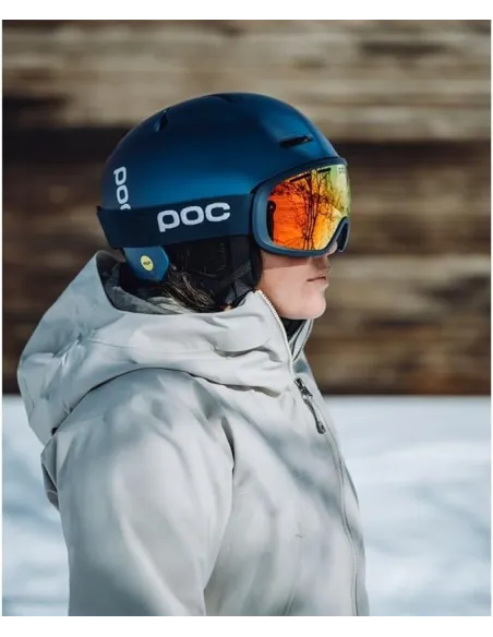 Gogle narciarskie POC Fovea Clarity Spektris Granatowe Nieparujące UV-400