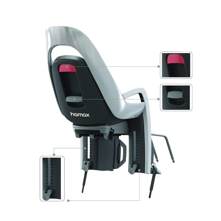 Fotelik Rowerowy HAMAX Caress Z Systemem Odchylania Do Mocowania Z Tyłu