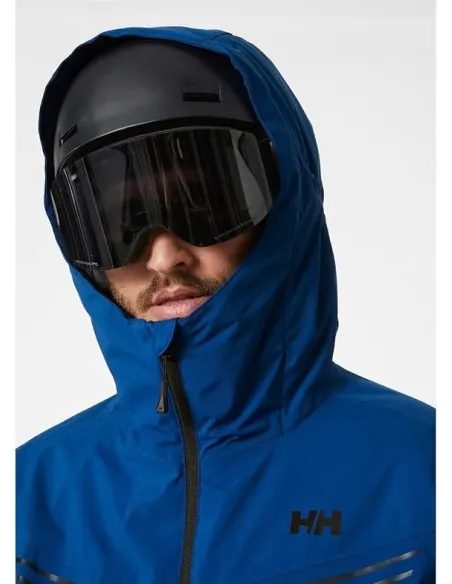 Kurtka Narciarska Męska Helly Hansen Alpine Niebieska Wodoodporna r. L
