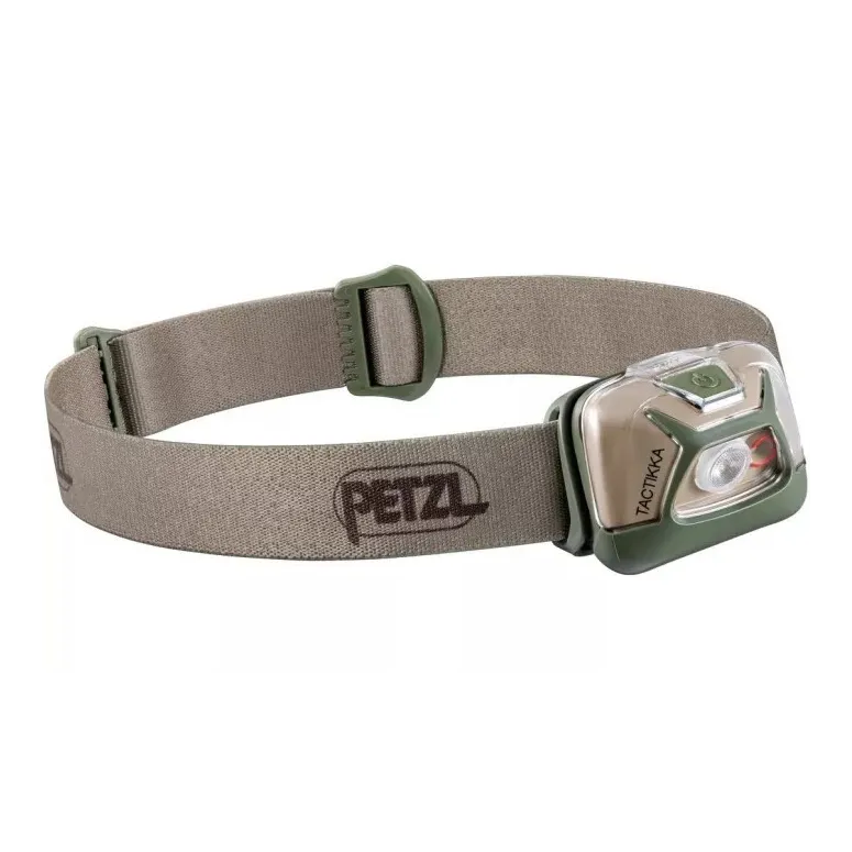 Latarka Czołowa Petzl TACTIKKA 300lm Desert Mocna IPX4 Regulowana Bateria