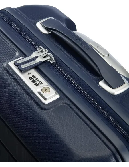 Walizka Samsonite Flux Zamek TSA Kabinowa Podróżna Granatowa r. S 44 l