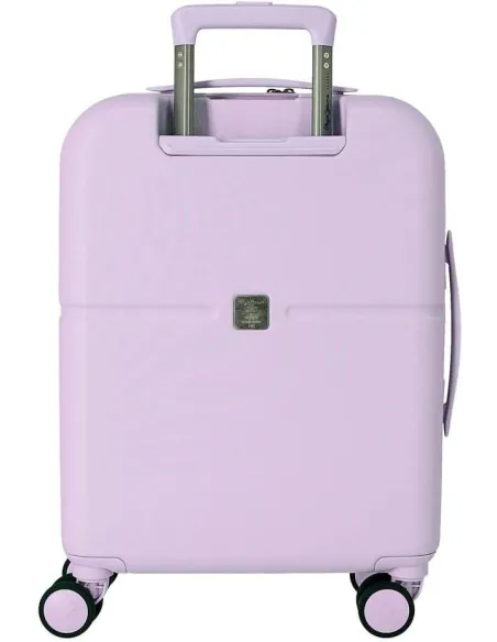 Walizka Kabinowa Pepe Jeans Accent Fioletowa Podróżna Na Kółkach 37 l ABS