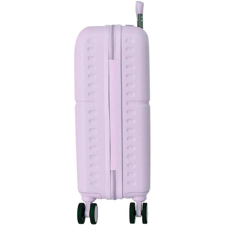 Walizka Kabinowa Pepe Jeans Accent Fioletowa Podróżna Na Kółkach 37 l ABS