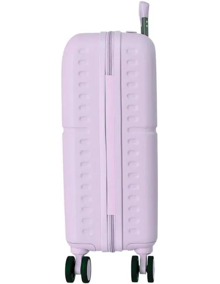 Walizka Kabinowa Pepe Jeans Accent Fioletowa Podróżna Na Kółkach 37 l ABS