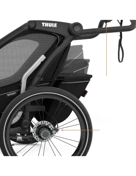 Przyczepka Rowerowa Thule ChariotSport Wielofunkcyjna NaRower Narty Jogging