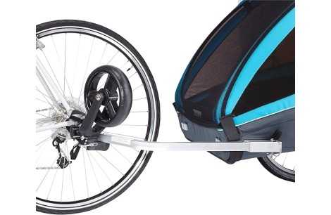 Przyczepka Rowerowa Spacerowa THULE Coaster XT Dla Dwójki Dzieci Max 45kg