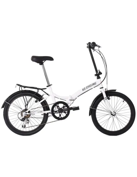 Rower Składany Miejski 20 Męski Damski Składak Stal Bagażnik Dzwonek Stopka