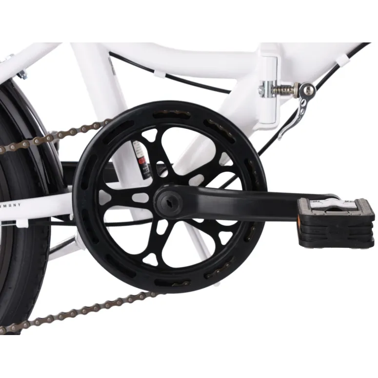 Rower Składany Miejski 20 Męski Damski Składak Stal Bagażnik Dzwonek Stopka