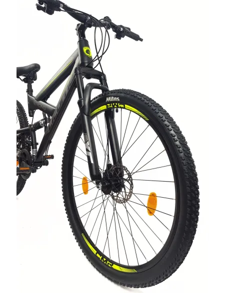 Rower Górski Męski Damski 29 MTB Dzwonek Odblaski Pełna Amortyzacja Góral