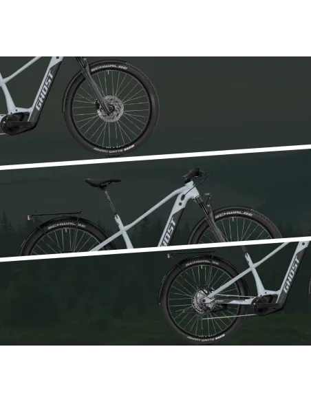 Elektryczny Rower Miejski 27,5 GHOST Męski Damski Hydraulika ALU Bagażnik