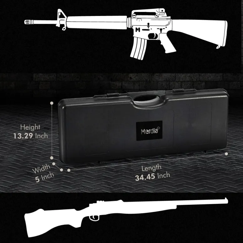 Pokrowiec Futerał Na Broń Długą Karabin Wiatrówkę 88cm Czarny MerdiaWalizka