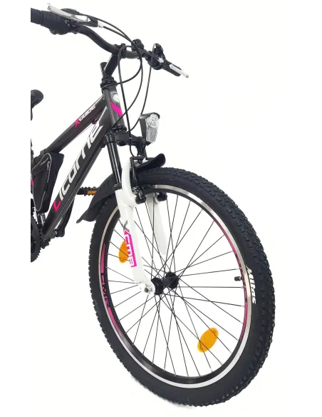 Rower Górski Dziecięcy 24 MTB 21 Biegów Dzwonek Odblaski Sakwa Błotniki